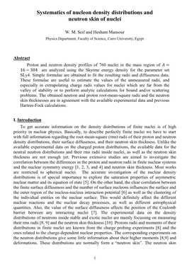 Systematics of Nucleon Density Distributions and Neutron Skin of Nuclei