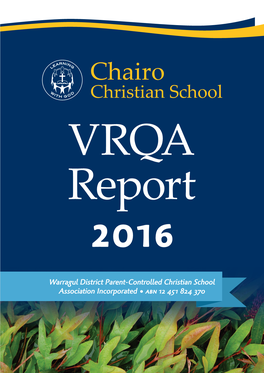 VRQA Report 2016