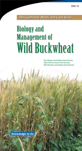 Biology and Management of Wild Buckwheat, GWC-10