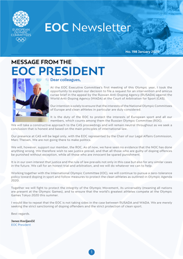 EOC PRESIDENT EOC Newsletter