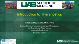 Introduction to Theranostics