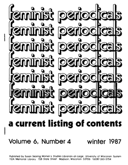 Feminist 1 Theory, and Much of Women's Culture