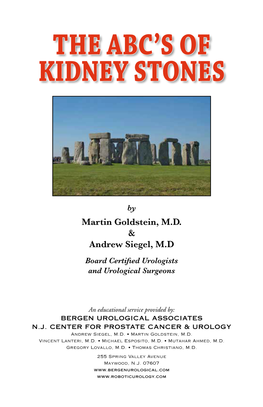 The Abc's of Kidney Stones