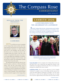 Lambeth 2020: President a Conversation with the Archbishop of Canterbury