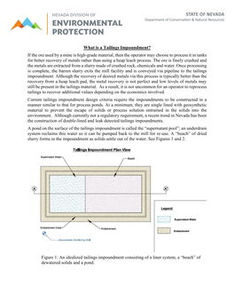 What Is a Tailings Impoundment? If the Ore Used by a Mine Is High-Grade Material, Then the Operator May Choose to Process It In