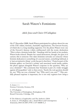 Sarah Waters's Feminisms