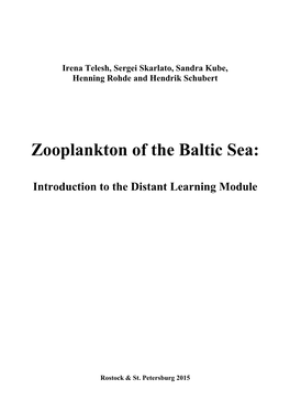 Zooplankton of the Baltic Sea