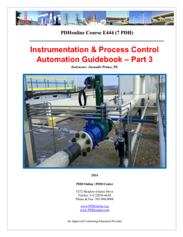 Instrumentation & Process Control Automation Guidebook – Part 3