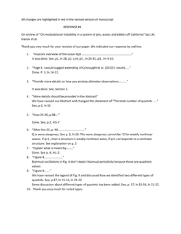 On Modulational Instability in a System of Jets, Waves and Eddies Off California” by L.M