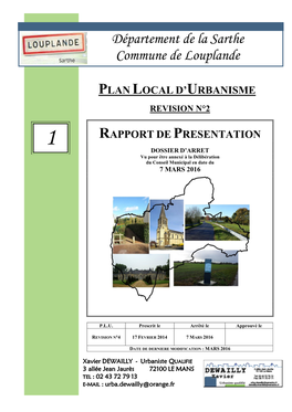 Département De La Sarthe Commune De Louplande