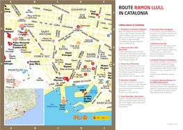 Route Ramon Llull in Catalonia