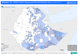 3W - WASH Cluster Ongoing and Planned Activities Map (As of December 2017)