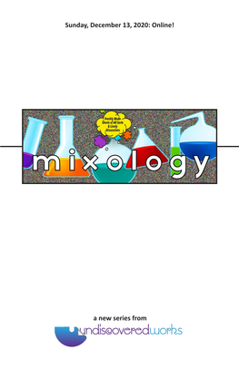 Dec 2020 Mixology Program