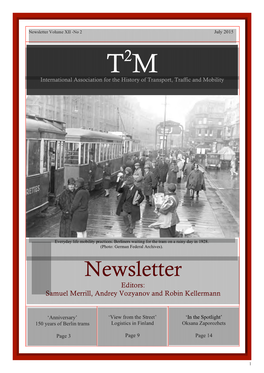 T2M Newsletter July 2015