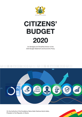 2020 Citizens' Budget