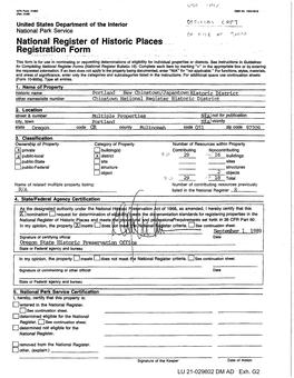 National Register of Historic Places Registration Form