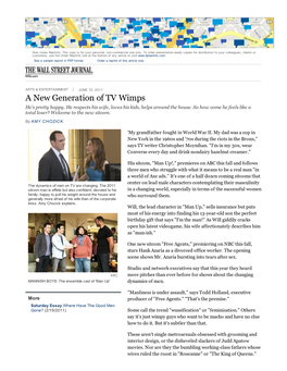 A New Generation of TV Wimps (PDF)