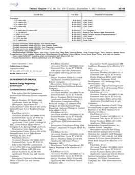 Federal Register/Vol. 86, No. 170/Tuesday, September 7, 2021