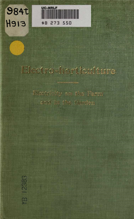 Electrohorticult00hullrich.Pdf