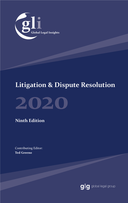 Litigation & Dispute Resolution