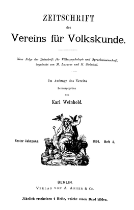 Vereins Für Volkskunde