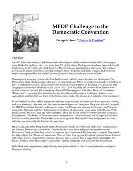 MFDP Challenge to the Democratic Convention ~ Atlantic City, 1964