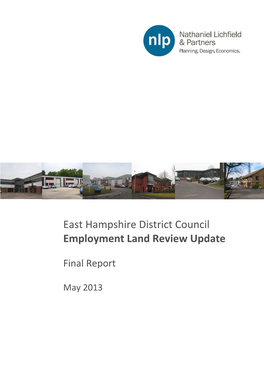 East Hampshire District Council Employment Land Review Update