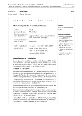 Plan Sectoriel Des Transports, Partie Infrastructure Aviation (PSIA)