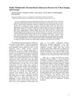 Highly Multiplexible Thermal Kinetic Inductance Detectors for X-Ray Imaging Spectroscopy