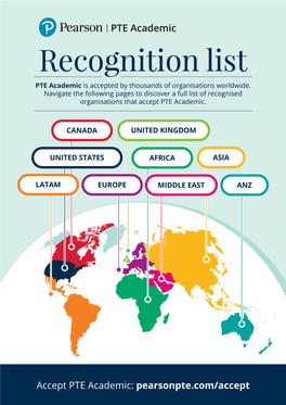 Global Recognition List August