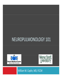 Neuropulmonology 101
