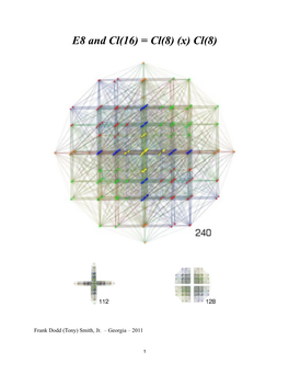 E8 and Cl(16) = Cl(8) (X) Cl(8)