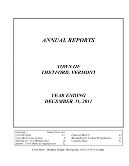 Annual Reports