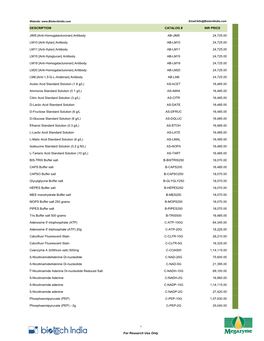 Description Catalog # Inr Price Jim5