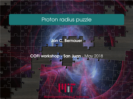 Proton Radius Puzzle