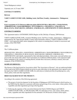 Varun-Madagascar Contract Topmada.Com