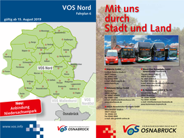 VOS Nord Fahrplan 6 Mit Uns Gültig Ab 15