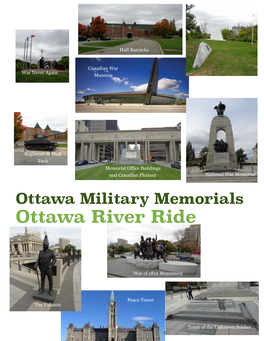 Military Memorials Rideau Canal Ride