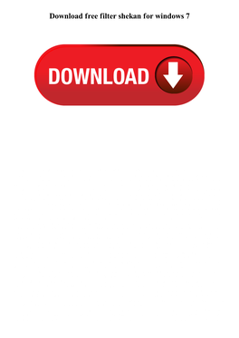 Download Free Filter Shekan for Windows 7
