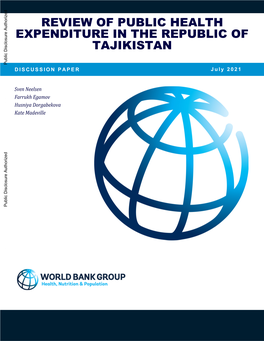 Review of Public Health Expenditures in the Republic of Tajikistan