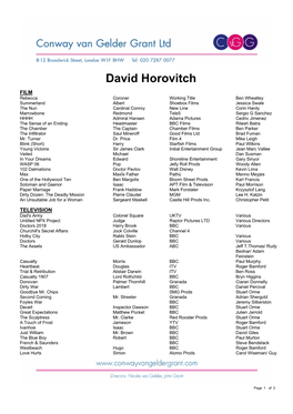 David Horovitch