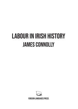 Labour in Irish History James Connolly