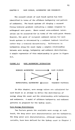 Chapter 6 Wave Energy, Bathymetry and Sediments