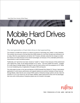 Mobile Hard Drives Move On