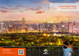 Sustaining Energy 2019 Meralco Annual Report