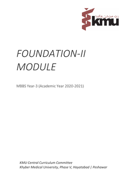 KMU-Foundation-Module-II-.Pdf