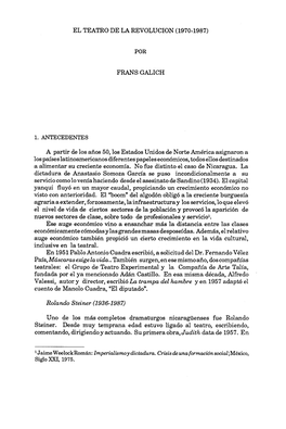 A Alimentar Su Creciente Economia. No Fue Distinto El Caso De Nicaragua