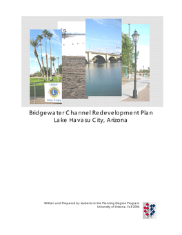 Bridgewater Channel Redevelopment Plan Lake Havasu City, Arizona