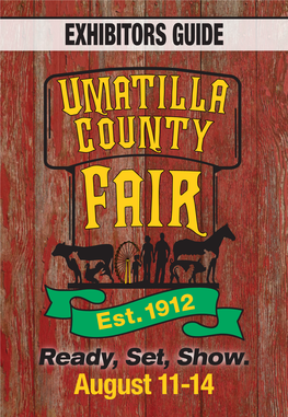 2021 Umatilla County Exhibitor's Guide