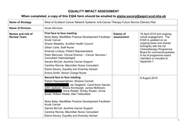 Equality Impact Assessment (EQIA)